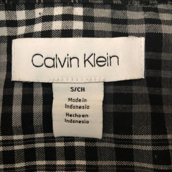 CALVIN KLEIN Button Down Plaid Shirt - Picture 2 of 7